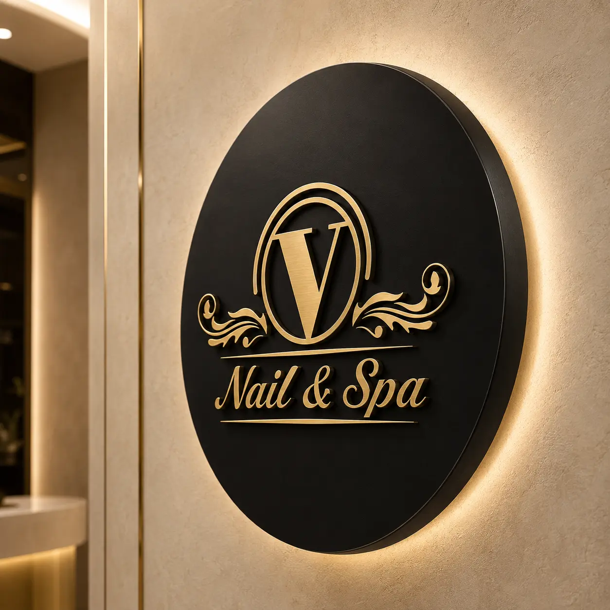 Victorias Nails & Spa Logo
